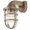 Wall lamp Smarter Cage, polycarbonate, brass, 1XE27, L.18 cm, IP44