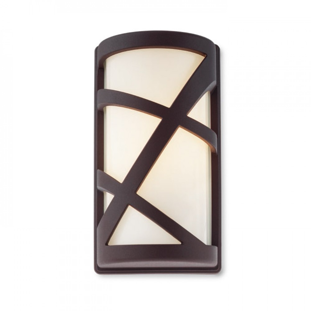 Wall lamp Smarter Vortex, metal, dark brown, 1XE27, H.27 cm, IP44