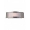 Wall lamp Smarter Linea, polycarbonate, stainless steel, 1XE27, L.32 cm, IP44