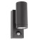Wall lamp Smarter Vince, metal, dark grey, LED, 6W, 576 lumens, warm white 3000K, H.18 cm, IP54