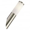 Wall lamp Smarter Colonna, metal, stainless steel, opal white polycarbonate, 1XE27, H.37 cm, IP44