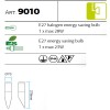 Wall lamp Smarter Colonna, metal, stainless steel, opal white polycarbonate, 1XE27, H.37 cm, IP44