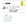 Wall lamp Smarter Linea, polycarbonate, stainless steel, 1XE27, L.32 cm, IP44