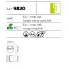 Wall lamp Smarter Marano, metal, polycarbonate, matt black, 1XE27, H.17 cm, IP44
