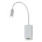 Wall lamp Redo Hello, metal, matt white, LED, 3W, 240 lumens, warm white 3000K, L.35 cm