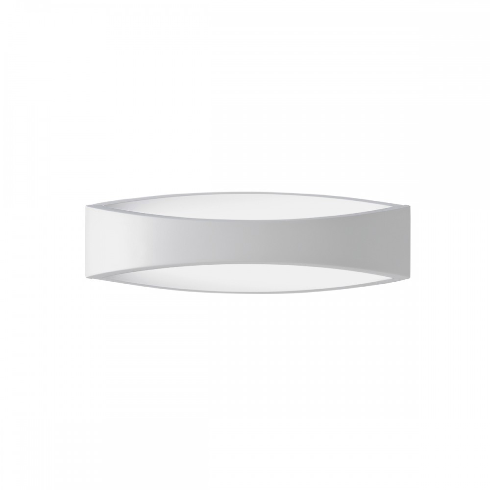 Wall lamp Redo Eigher, metal, matt white, LED, 8W, 520 lumens, warm white 3000K, L.25 cm