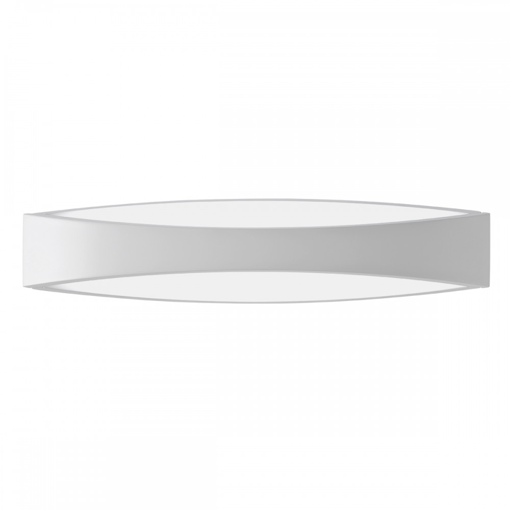Wall lamp Redo Eigher, metal, matt white, LED, 12W, 747 lumens, warm white 3000K, L.35 cm