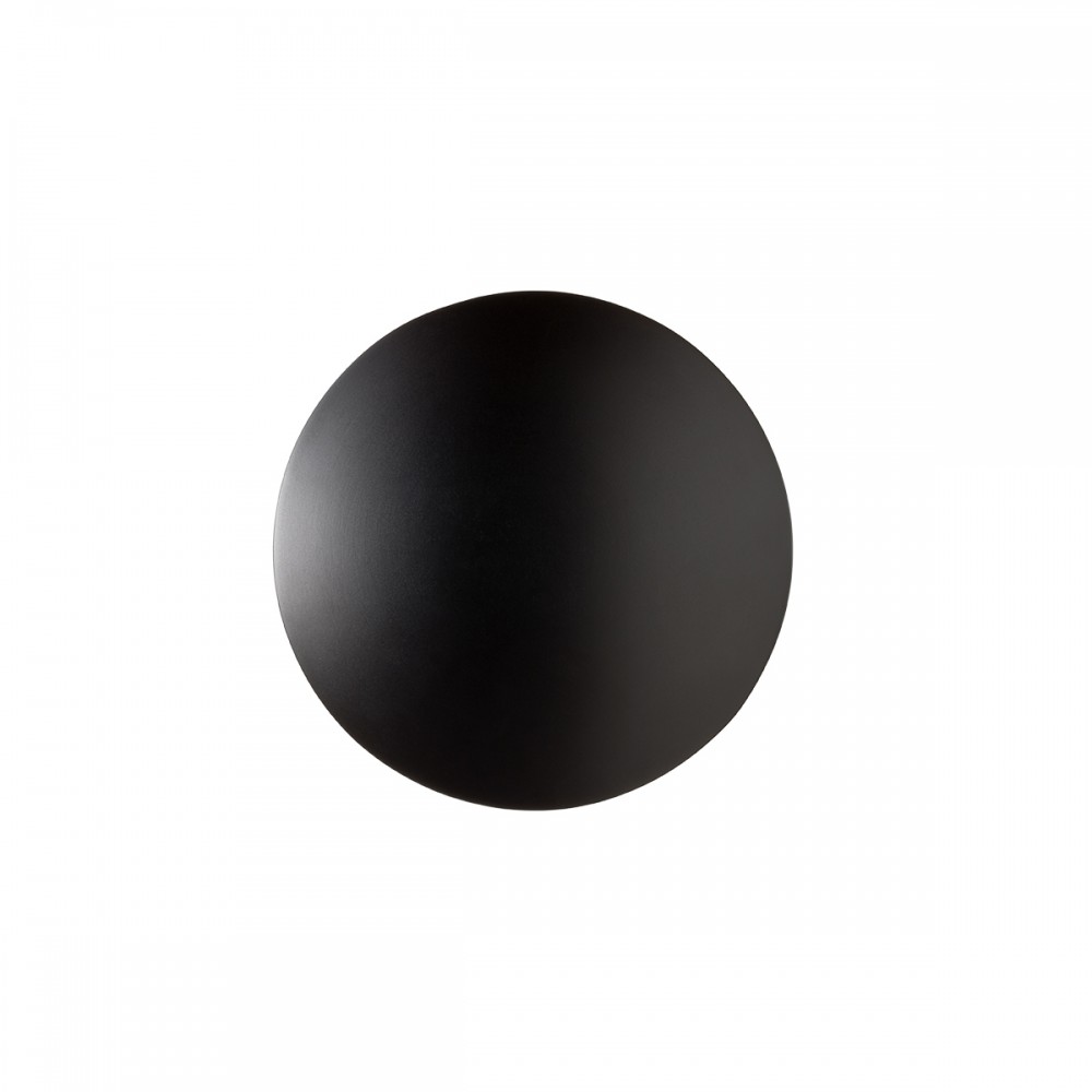 Wall lamp Redo Umbra, metal, matt black, LED, 6,5W, 330 lumens, warm white 3000K, D.16 cm