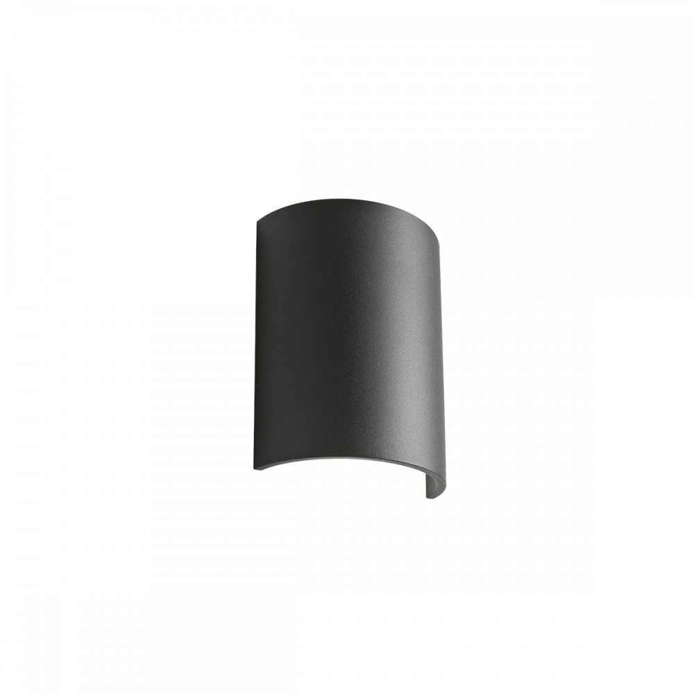 Wall lamp Redo Match, metal, matt black, LED, 6,7W, 600 lumens, warm white 3000K, H.15 cm, IP54