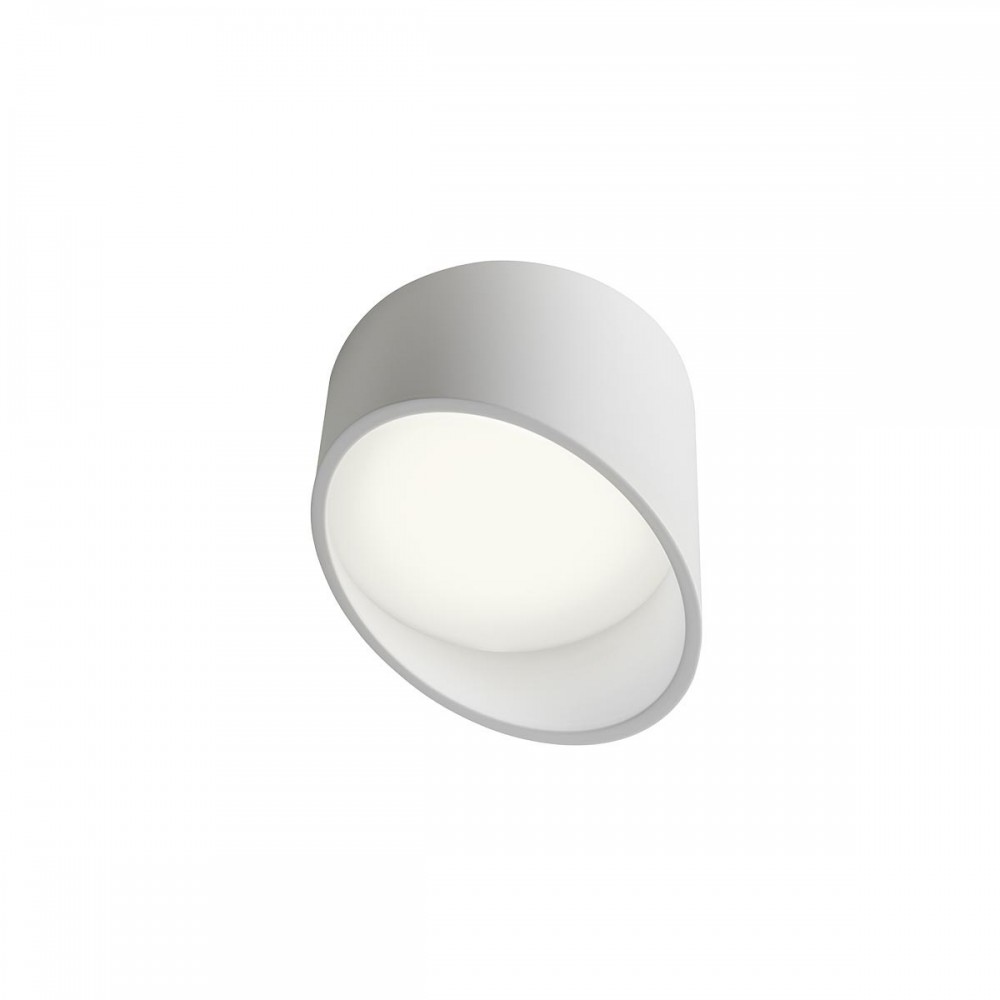 Ceiling lamp Redo Uto, metal, matt white, LED, 12W, 864 lumens, warm white 3000K, D.12 cm