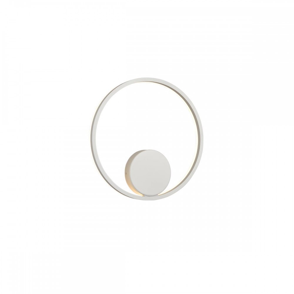 Wall lamp Redo Orbit, metal, sand white, LED, 24,5W, 2269 lumens, warm white 3000K, D.40 cm