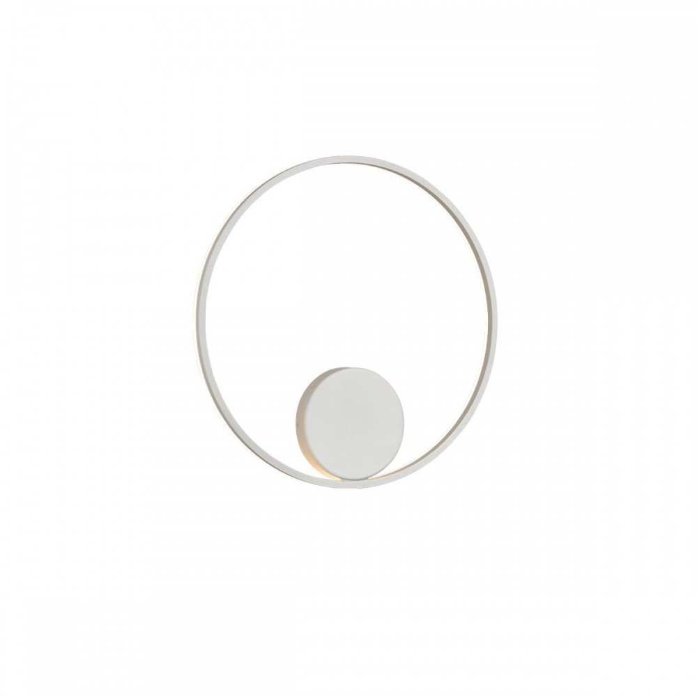 Wall lamp Redo Orbit, metal, sand white, LED, 44W, 3722 lumens, warm white 3000K, D.60 cm