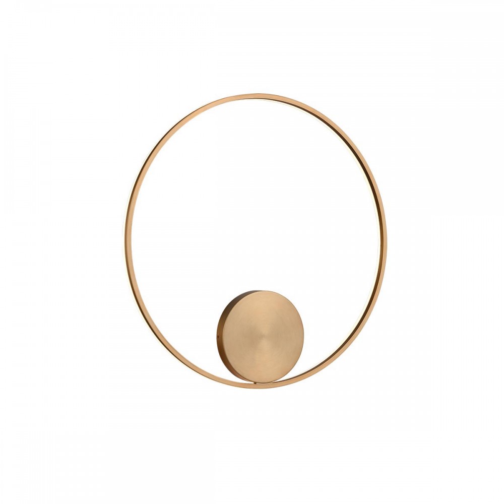 Wall lamp Redo Orbit, metal, bronze, LED, 54W, warm white 3000K, D.80 cm