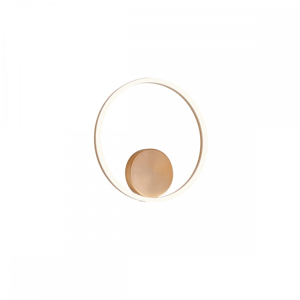 Wall lamp Redo Orbit, metal, bronze, LED, 26W, 2425 lumens, neutral white 4000K, D.40 cm