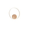 Wall lamp Redo Orbit, metal, bronze, LED, 26W, 2425 lumens, neutral white 4000K, D.40 cm