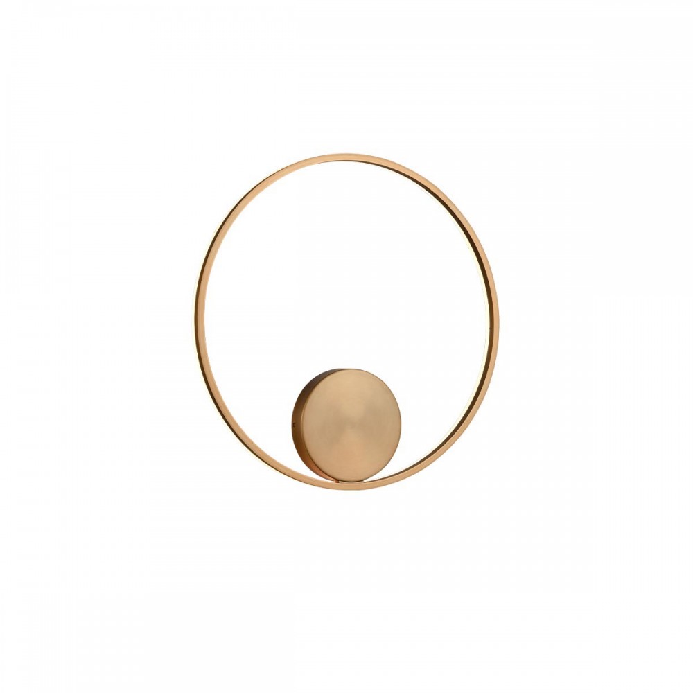 Wall lamp Redo Orbit, metal, bronze, LED, 44W, 3915 lumens, neutral white 4000K, D.60 cm