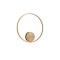 Wall lamp Redo Orbit, metal, bronze, LED, 44W, 3915 lumens, neutral white 4000K, D.60 cm