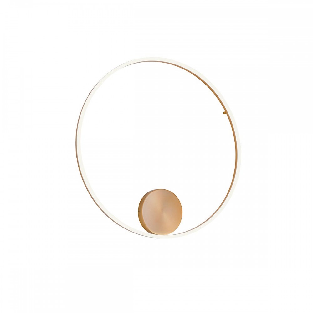 Wall lamp Redo Orbit, metal, bronze, LED, 55W, 5088 lumens, neutral white 4000K, D.80 cm