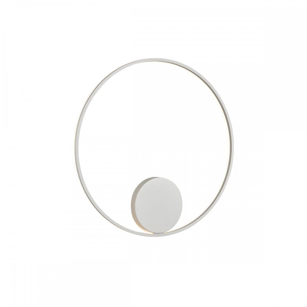 Wall lamp Redo Orbit, metal, sand white, LED, 54W, 5002 lumens, neutral white 4000K, D.80 cm