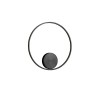 Wall lamp Redo Orbit, metal, sand black, LED, 44W, warm white 3000K, D.60 cm