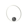Wall lamp Redo Orbit, metal, sand black, LED, 55W, 4853 lumens, warm white 3000K, D.80 cm