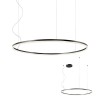 Pendant lamp Redo Orbit, metal, sand black, LED, 68W, 5713 lumens, neutral white 4000K, D.100 cm