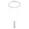 Suspension Redo Essence, metal, matt white, LED, 36W, 1952 lumens, warm white 3000K, D.45 cm