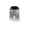 Ceiling lamp Redo Lou, metal, brushed black/gradient smoke, 1XE27, D.12 cm