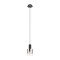 Suspension Redo Lou, metal, brushed black/gradient smoke, 1XE27, D.15 cm