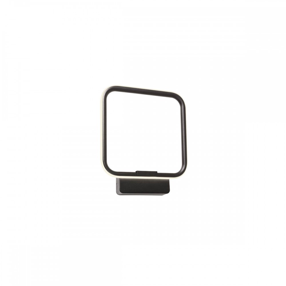 Wall lamp Redo Thai, metal, sand black, LED, 15W, 970 lumens, warm white 3000K, H.29 cm