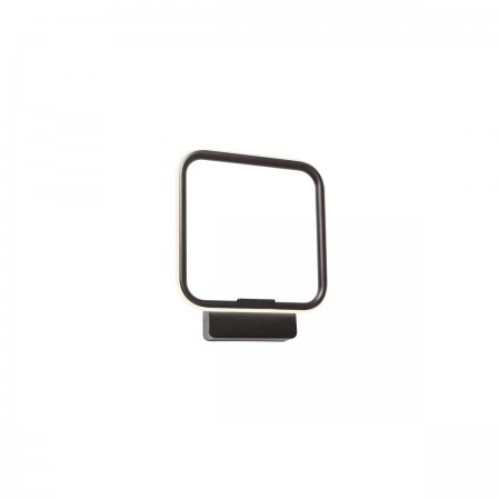 Wall lamp Redo Thai, metal, sand black, LED, 15W, 970 lumens, warm white 3000K, H.29 cm
