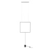 Pendant lamp Redo Slick, metal, matt black, LED, 28W, 1735 lumens, warm white 3000K, H.262 cm