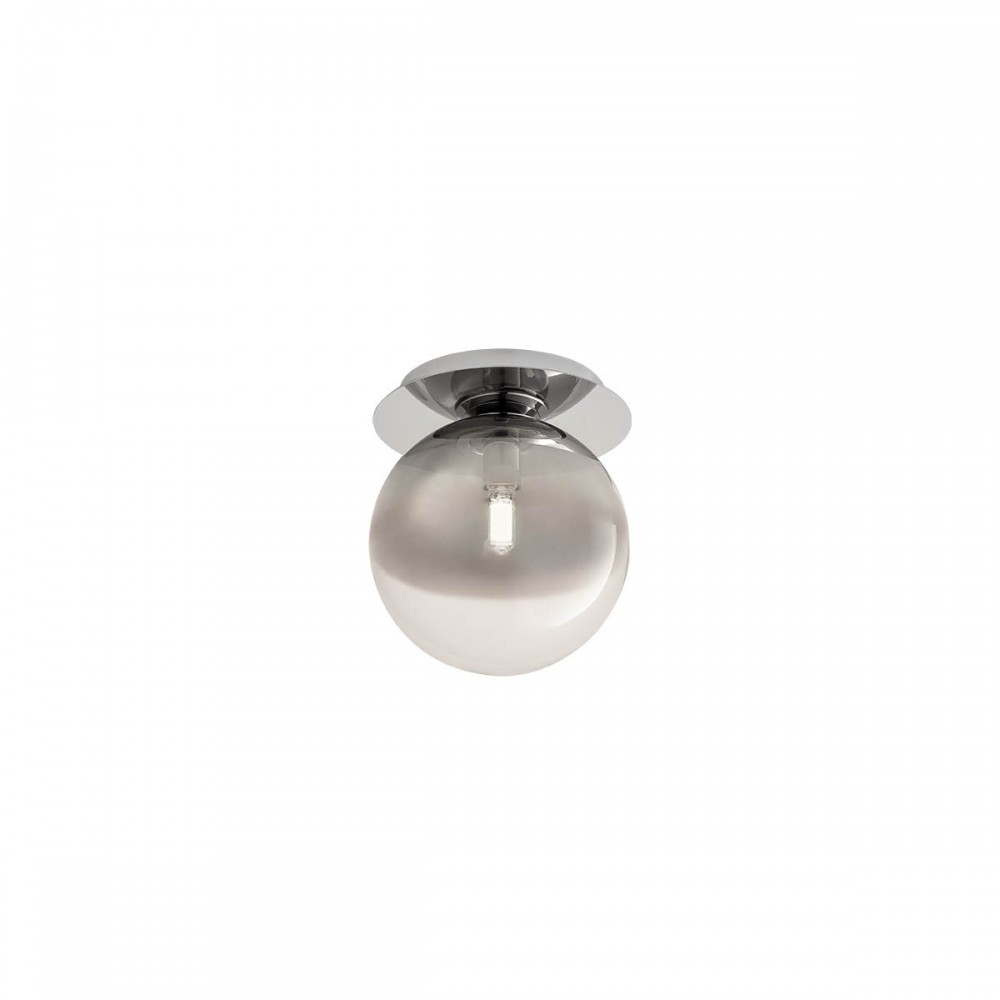 Ceiling lamp Redo Berry, metal, glass, chrome, 1XG9, D.15 cm