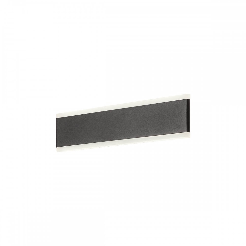 Wall lamp Redo Rail, metal, sand black, LED, 16W, 1168 lumens, warm white 3000K, L.30 cm