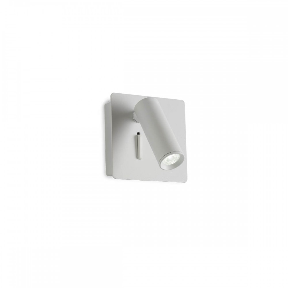 Wall lamp Redo Tomix, metal, sand white, LED, 3W, 133 lumens, warm white 3000K, H.9 cm