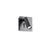 Wall lamp Redo Tomix, metal, sand black, LED, 3W, 133 lumens, warm white 3000K, H.9 cm
