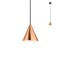 Suspension Redo Eiko, metal, rose gold, LED, 6W, 396 lumens, warm white 3000K, D.7 cm