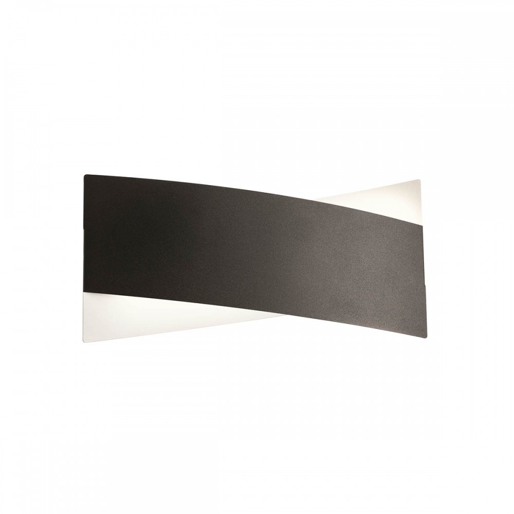 Wall lamp Redo Xavier, metal, sand white/sand black, LED, 17W, 1039 lumens, warm white 3000K, L.25 cm