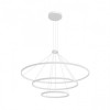 Pendant lamp Redo Orbit, metal, sand white, LED, 151W, 11812 lumens, neutral white 4000K, D.120 cm