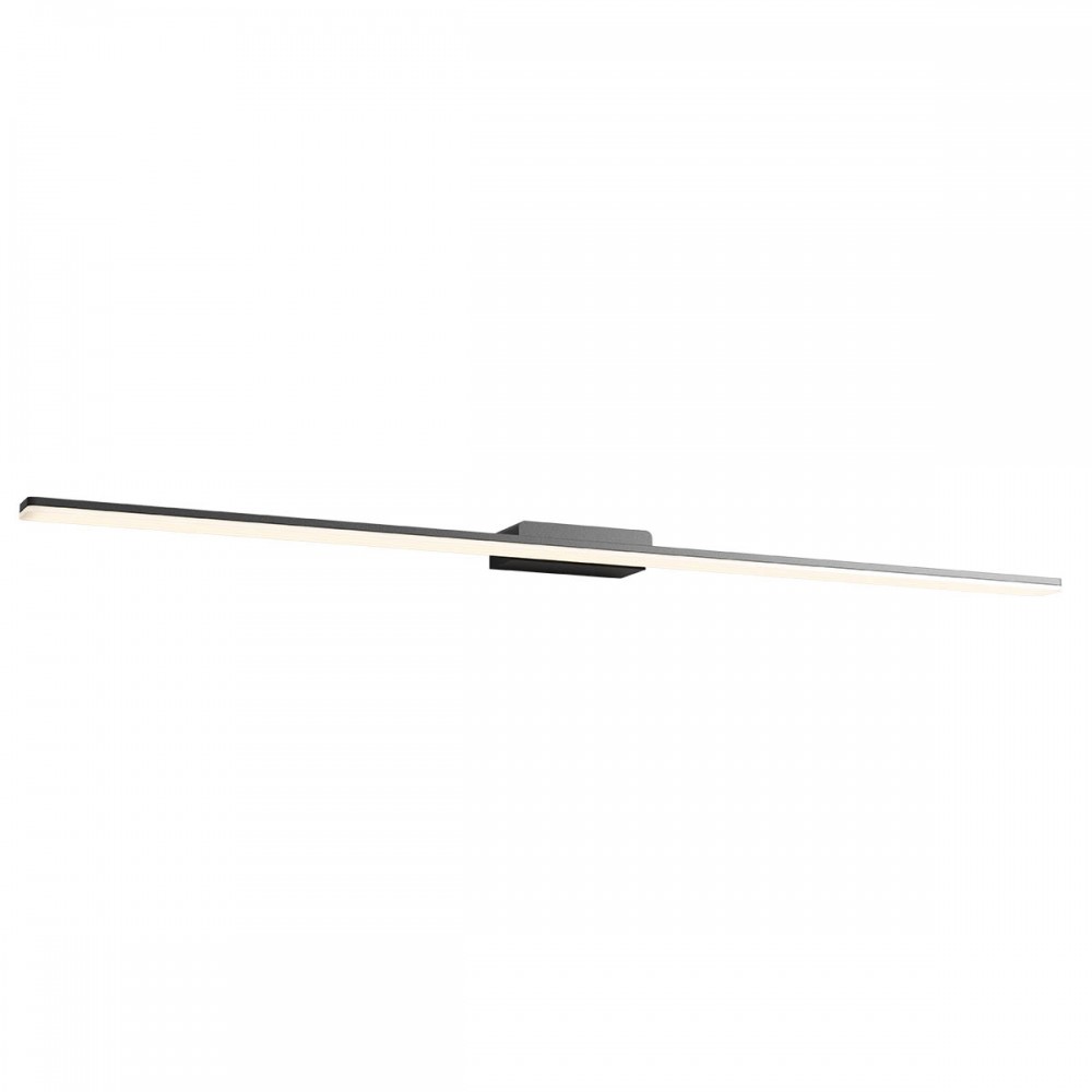 Wall lamp Redo Barrio, metal, sand black, LED, 34W, 3477 lumens, neutral white 4000K, IP44, L.120 cm