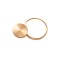 Wall lamp Redo Cronos, metal, bronze, dimmable, LED, 29W, 1372 lumens, warm white 3000K, H.39 cm
