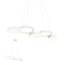 Suspension Redo Cronos, metal, sand white, dimmable, LED, 65W, 3913 lumens, warm white 3000K, L.95 cm