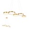 Suspension Redo Cronos, metal, bronze, dimmable, LED, 65W, 3913 lumens, warm white 3000K, L.95 cm