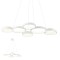 Suspension Redo Cronos, metal, sand white, dimmable, LED, 65W, 4137 lumens, warm white 3000K, L.103 cm