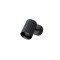 Orientable wall lamp Redo Delphi, metal, matt black, 1XGU10, L.13 cm