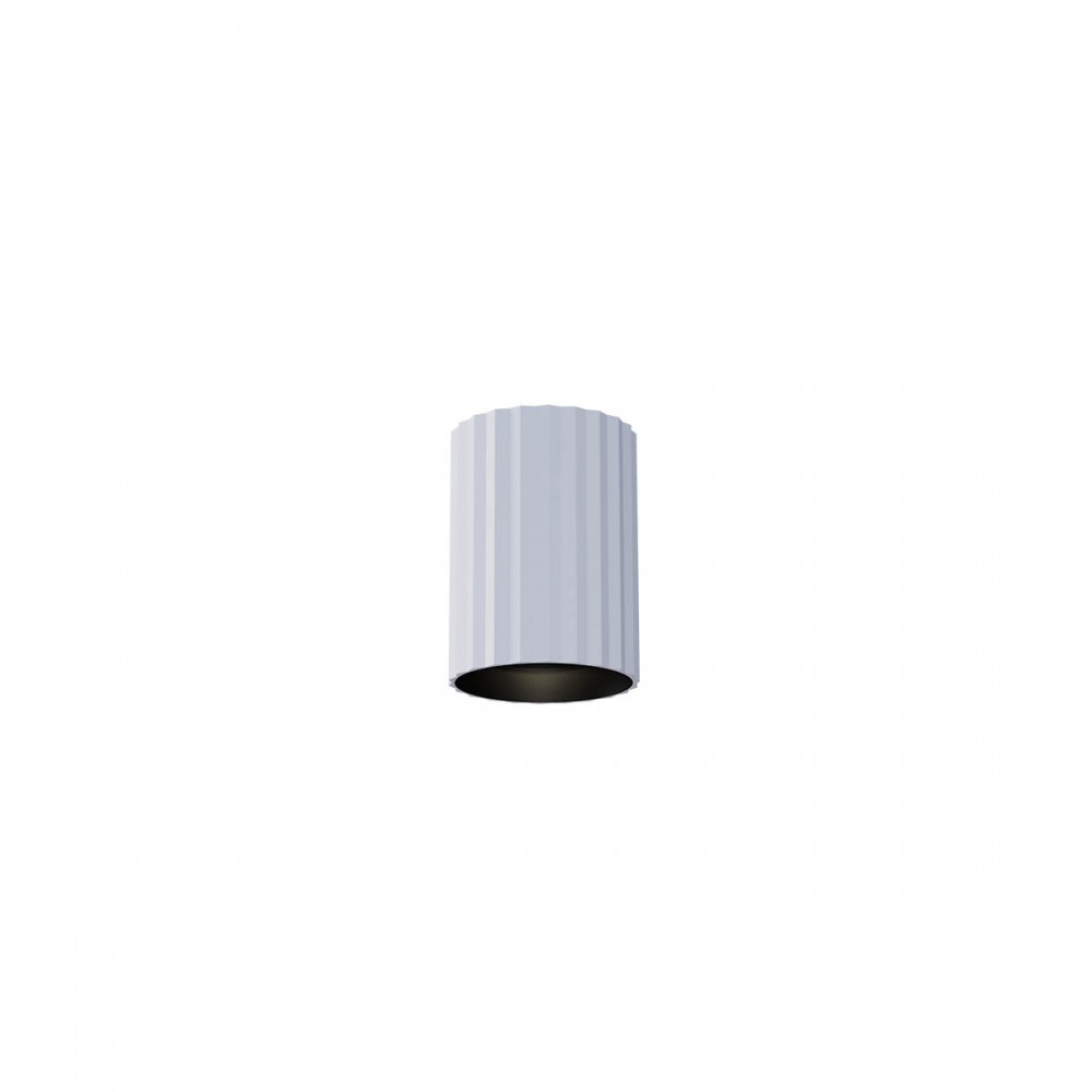 Ceiling lamp Redo Delphi, metal, sand white, 1XGU10, D.7 cm
