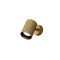 Orientable wall lamp Redo Delphi, metal, matt gold, 1XGU10, L.14 cm