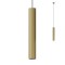Suspension Redo Delphi, metal, matt gold, 1XGU10, D.7 cm