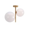 Ceiling lamp Redo Talis, metal, glass, bronze, 2XE27, H.40 cm