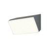 Wall lamp Redo Tokyo, metal, dark grey, LED, 12W, 1230 lumens, neutral white 4000K, H.18 cm, IP54